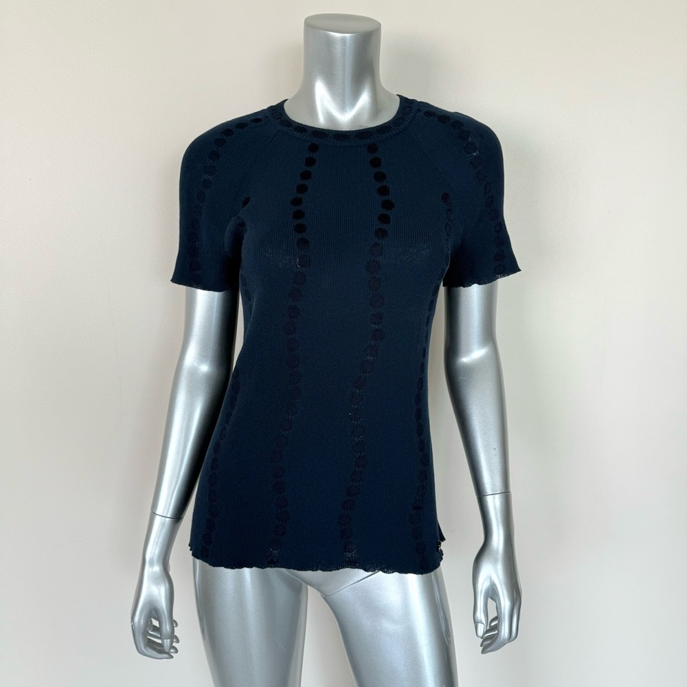 CHANEL women blouse size 44FR or XL Authentic Retail 1850$